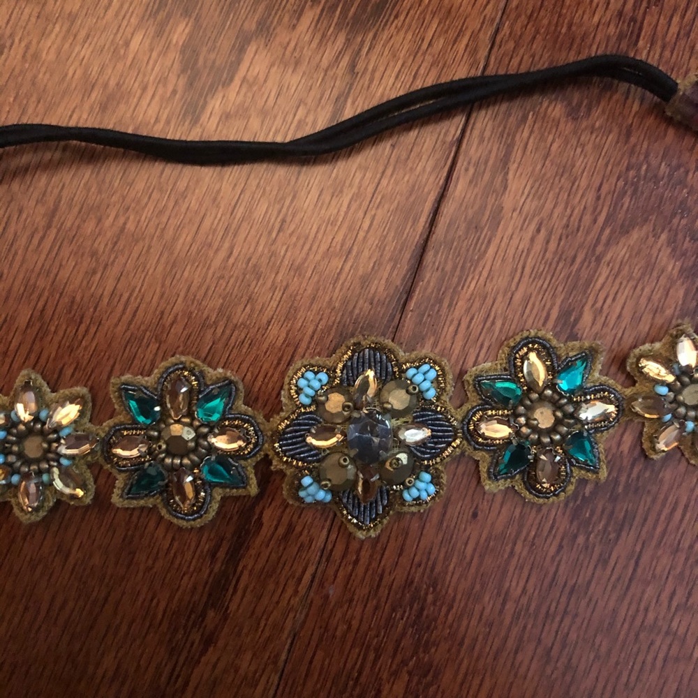 Anthropology jeweled headband